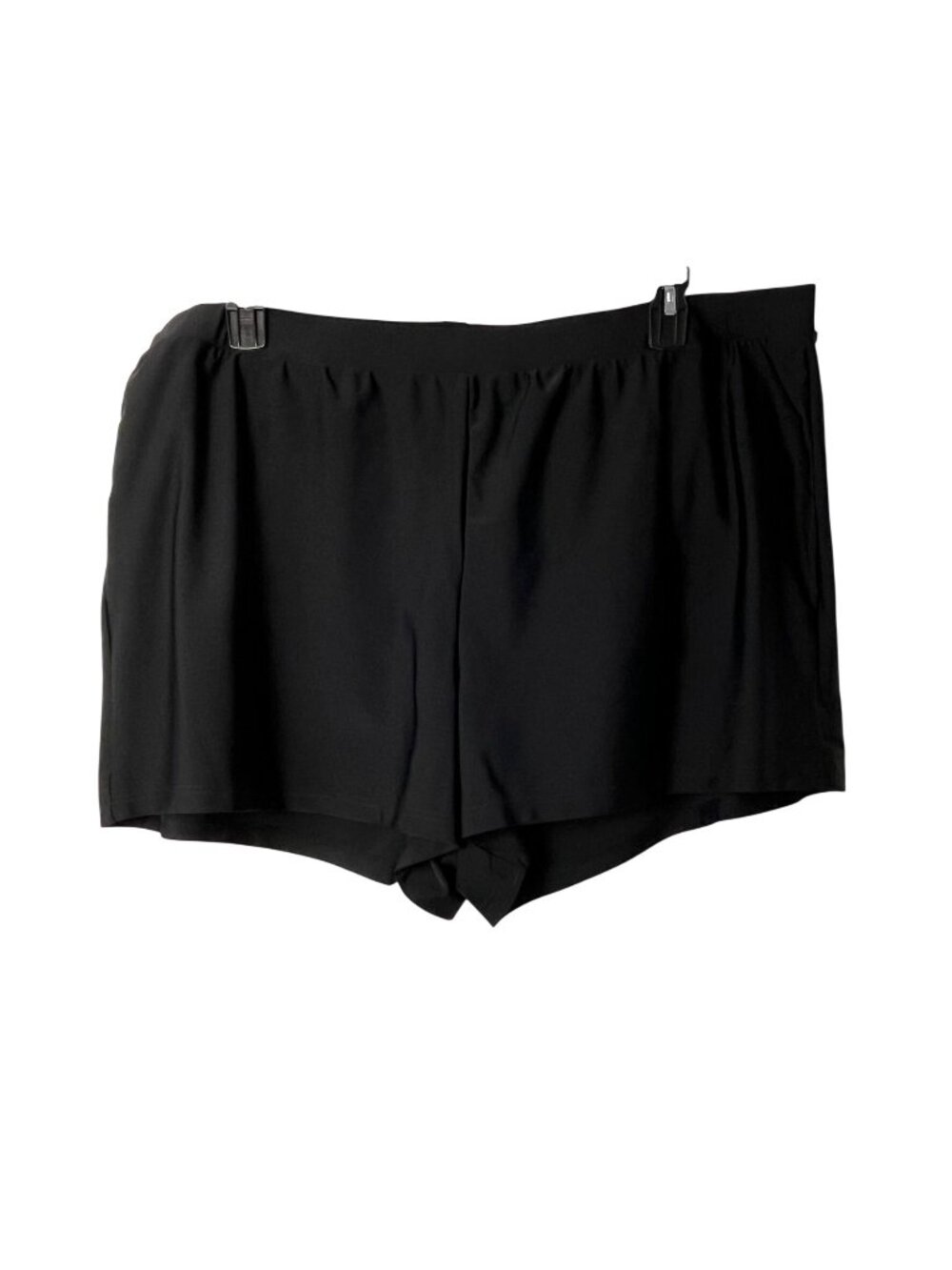 Beach Diva Swim Shorts Womens 22W Black Plus Size Swim Bottoms Stretch Nylon Use